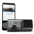 Cam GPS for Built Car Smanic WDR,24H Mode, WiFi Camera Recorder Parking 3.16” Cars Screen, Vision, Dash Recording Front, Angle, Wide Loop IPS 170° with 4k Dash Dashboard Night