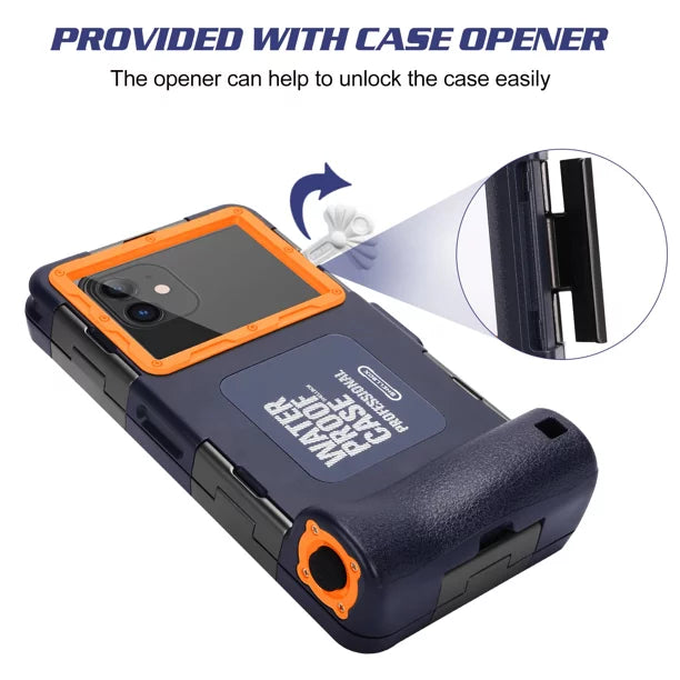 Video 6.9 Protective Surfing Waterproof LCD Professional Housing for Lanyard Diving Phones Panasonic with [15m/50ft] I4 Underwater Photo UrbanX Inch Case Up Snorkeling And all to Swimming Eluga