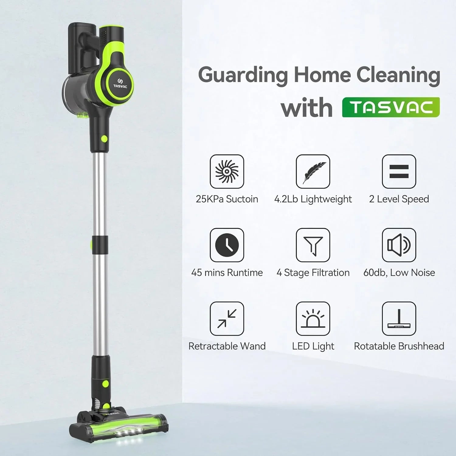and Vacuum, Vacuum Rechargeable to 45 Cordless Mins, Carpet Vacuum Vacuum Cordless Pet Battery Home 2200m-A-h Hair Cleaner 28KPa Cleaner, Lightweight for Floor 6-in-1 Vacuum Powerful Up Stick