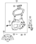 OE Genuine 68452959AC New Mopar Rear 2018-2024 View Camera