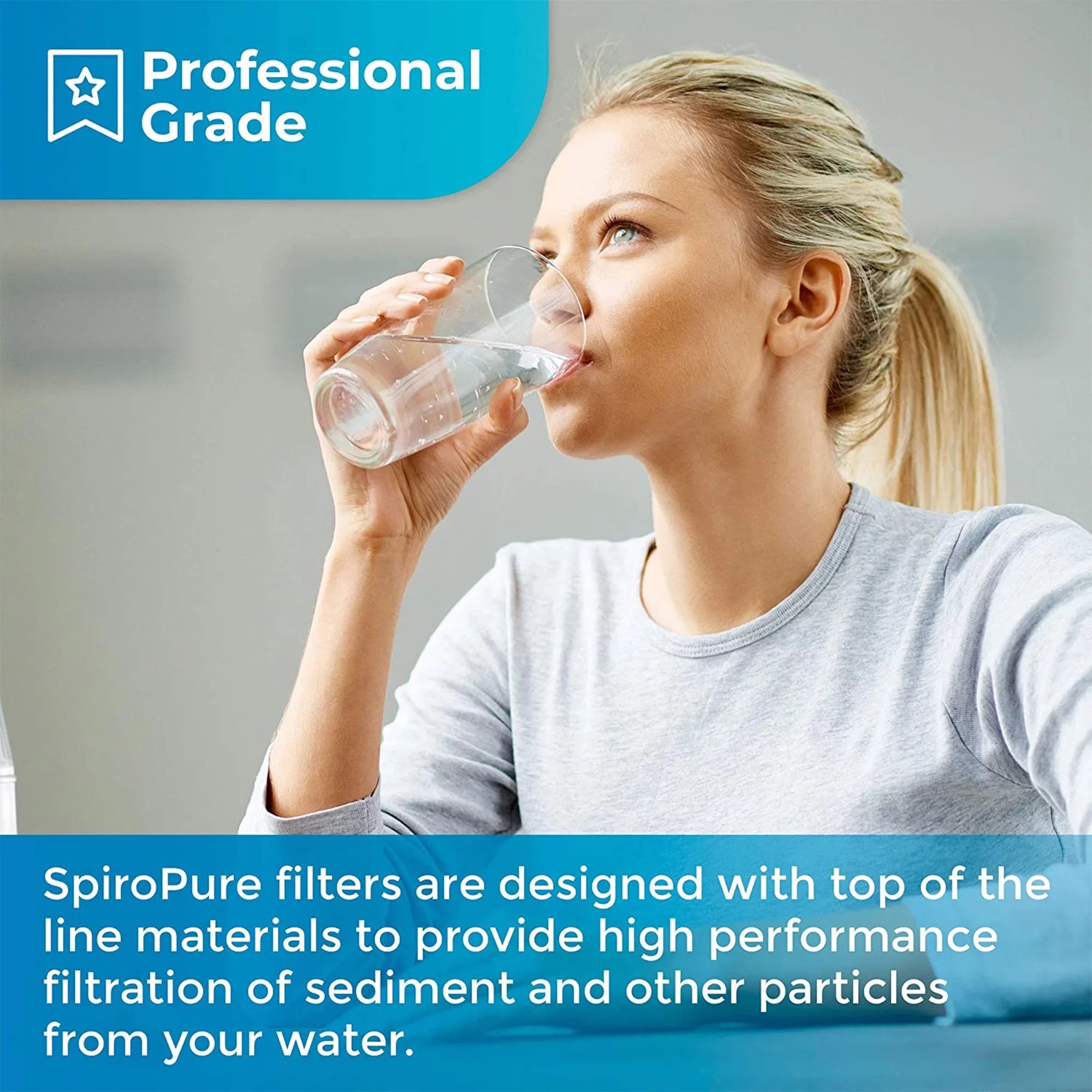 Filter, (6 5 Micron x Polypropylene SpiroPure Dual Pack) Gradient 4.5" 20