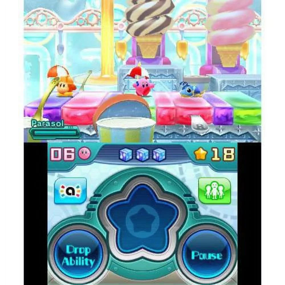 '- Nintendo 3DS Planet Kirby: Nintendo - Action/Adventure Robobot Game