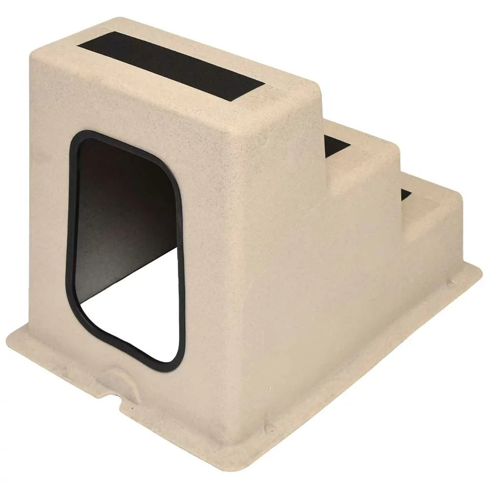 Taylor Made Dock | Boat 44300 Polyethylene Step Triple Sandstone Tread