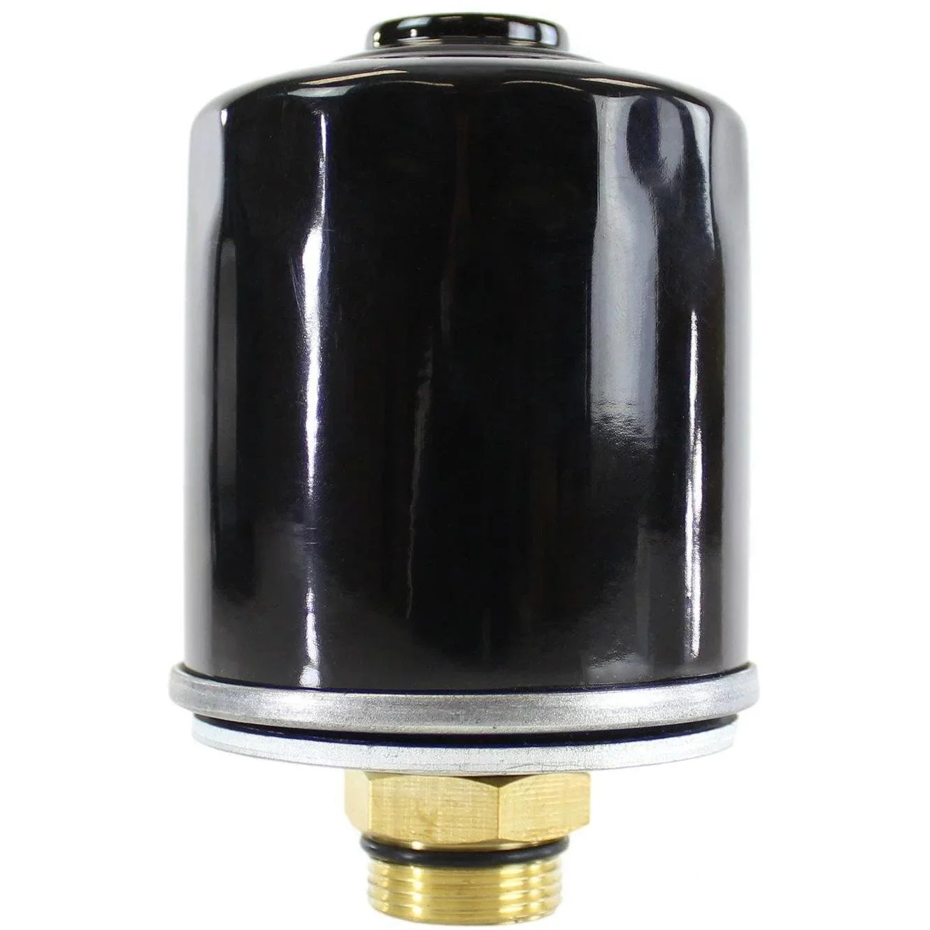6CFM Compatible - Carbon Series Easy-to-Install, Premium, Carbon M24 Vacuum Filter Universally Seal for Exhaust Carbon Filter with 3CFM Filter VE Pumps - Mastercool Fitting and & BVV Silicone Black