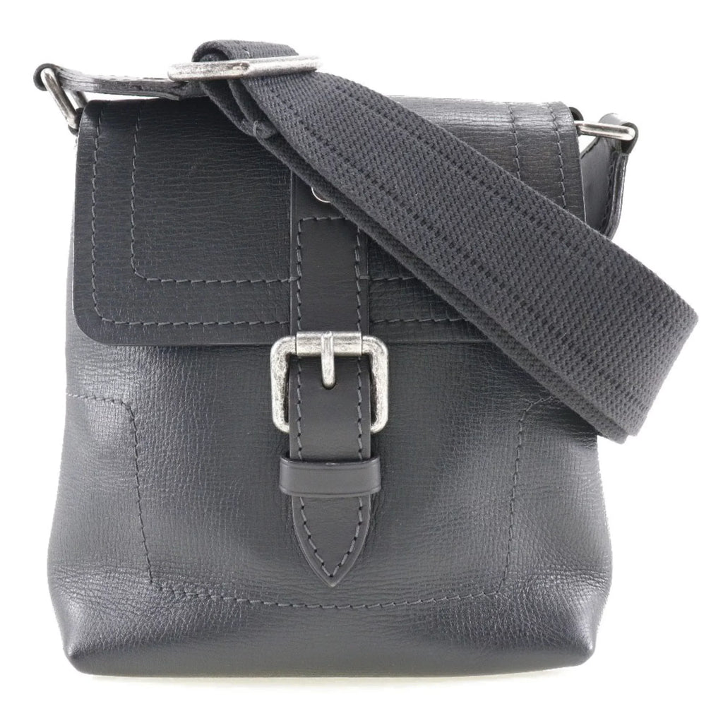 Men's Louis Pre-Owned Bag Yuma Leather VUITTON Vuitton Basalt Shoulder RI3059 Black Utah (Good) M97024 LOUIS