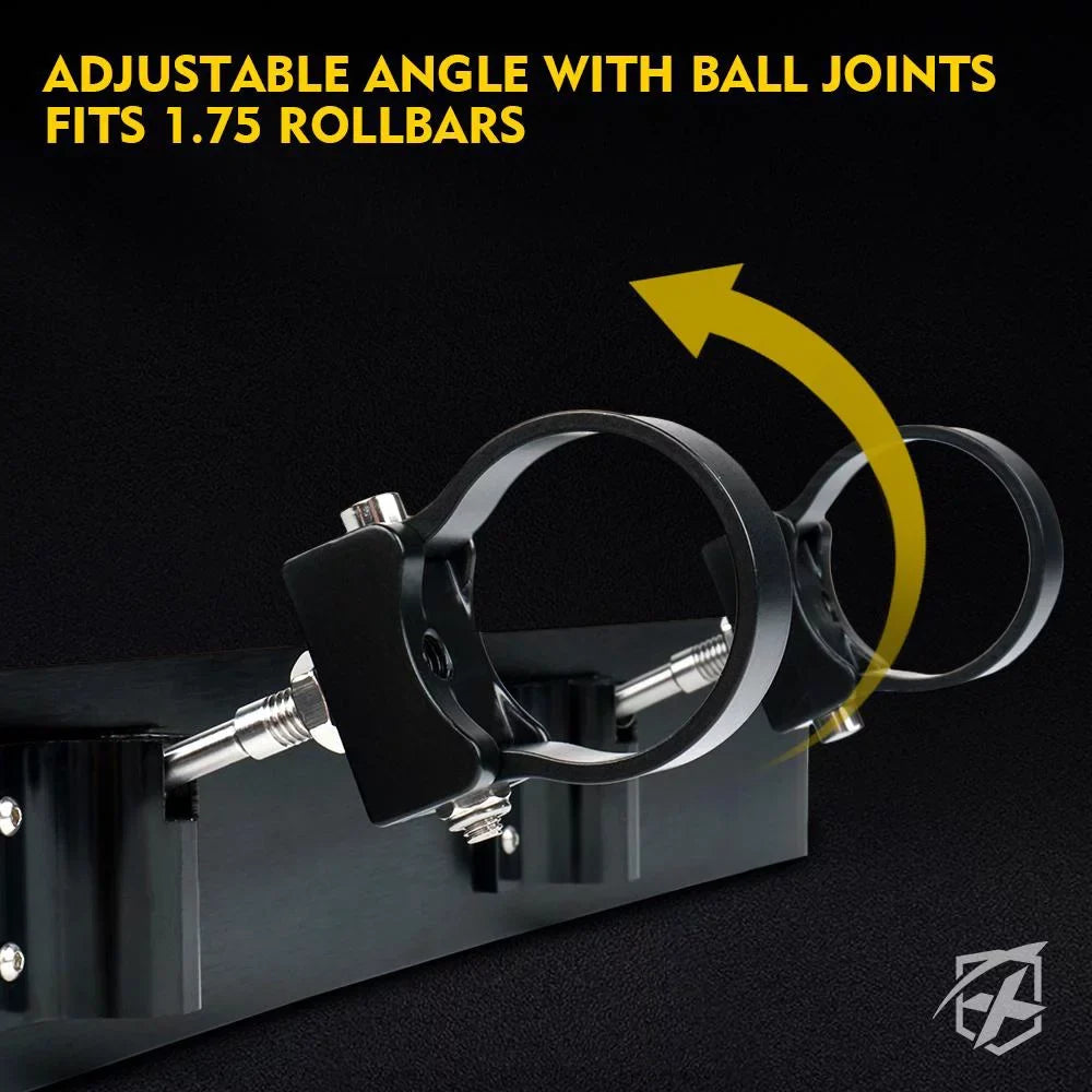 Wide-angle Rear for Polaris Xprite UTV 1000 RZR mirror 900 800 Adjustable Center Mirror XP 17.5" View Aluminum