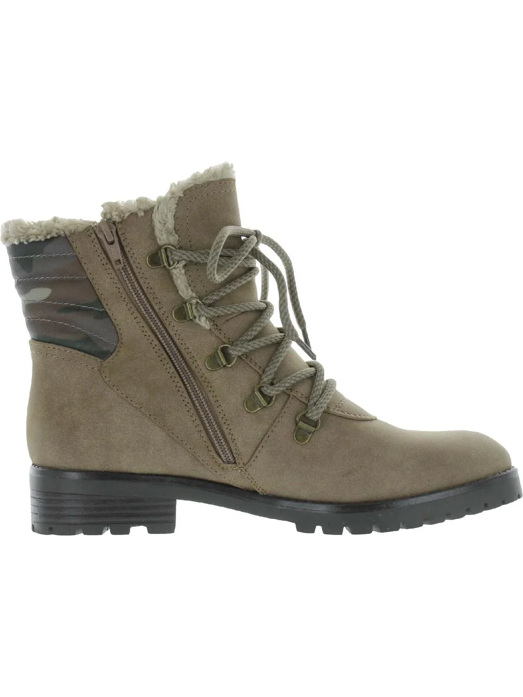 Faux Boots Baretraps Suede Dennison Hiking Womens Faux Fur