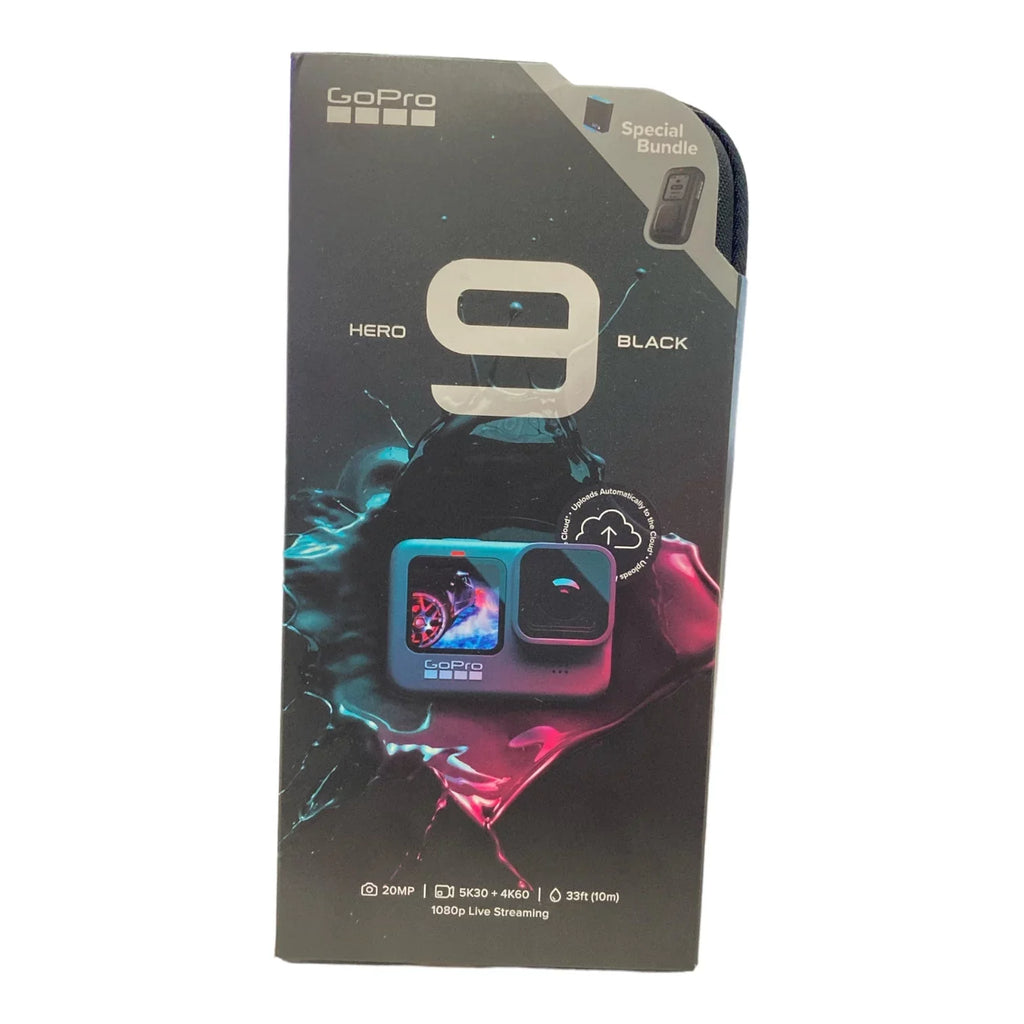 Battery Carrying and with HERO9 Camera CHDRB-902-RW Remote, Black Spare Case Bundle GoPro Action 23.6MP