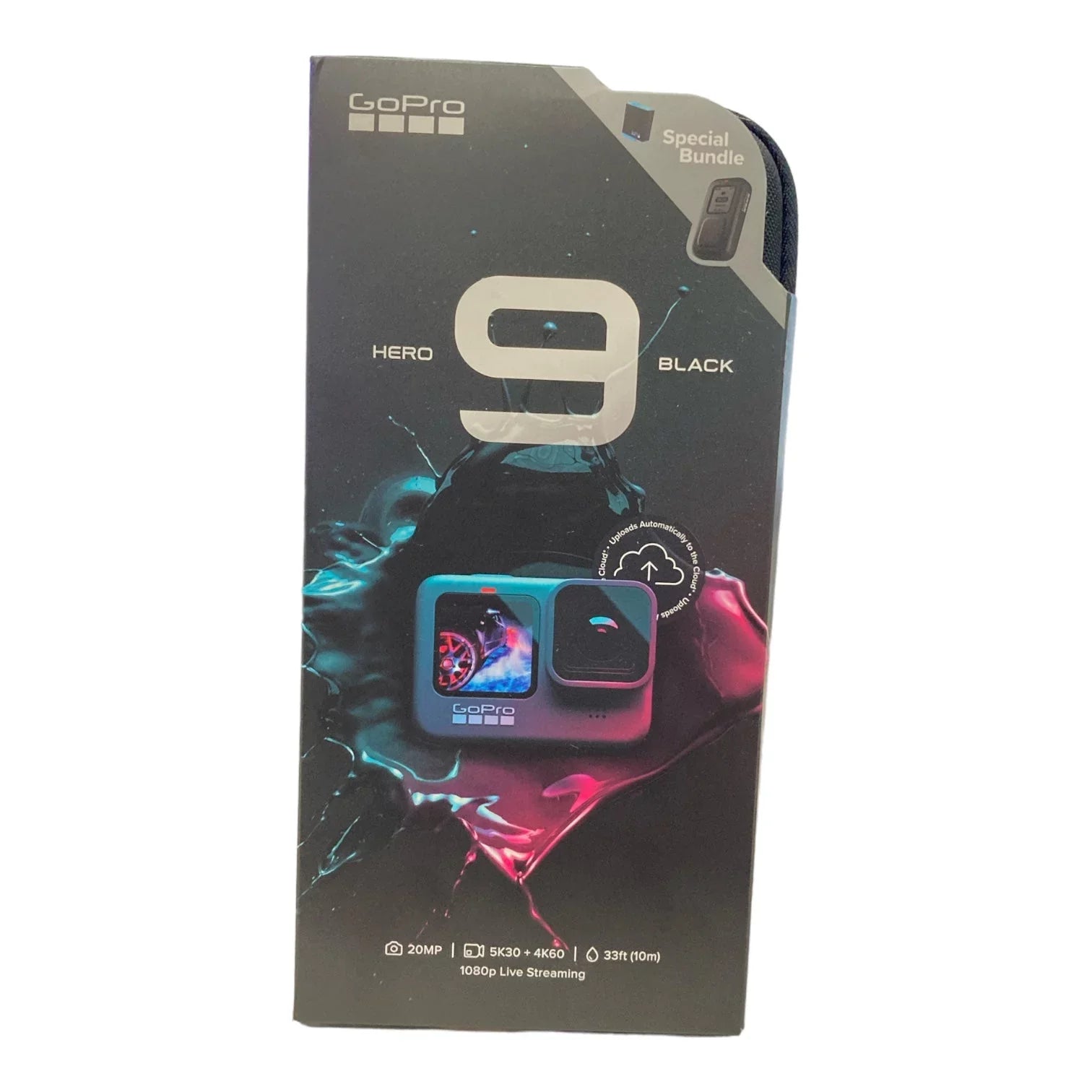 Battery Carrying and with HERO9 Camera CHDRB-902-RW Remote, Black Spare Case Bundle GoPro Action 23.6MP