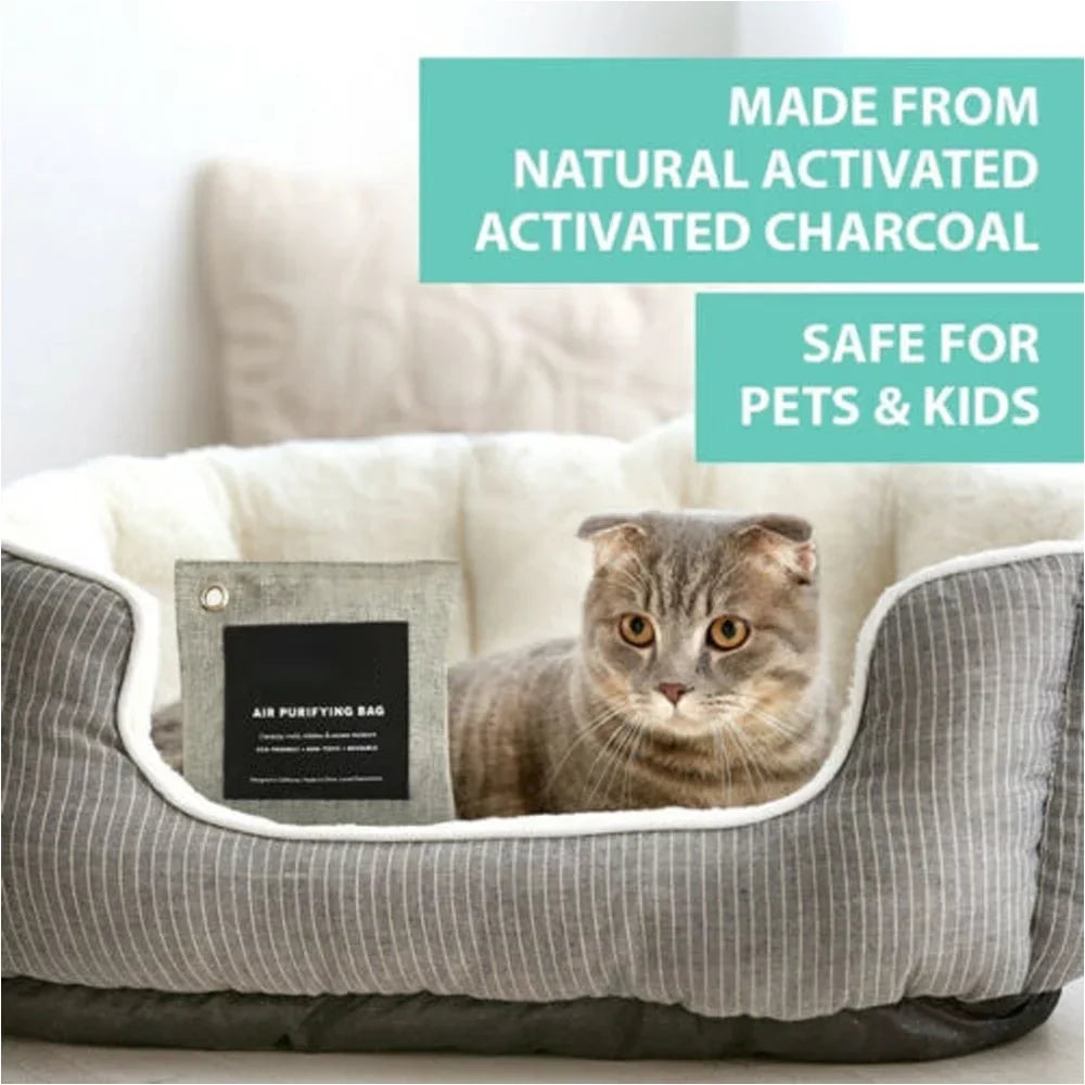 Odor Charcoal Activated Bags Bag Bamboo Absorber 500pcs Purifying Air Charcoal