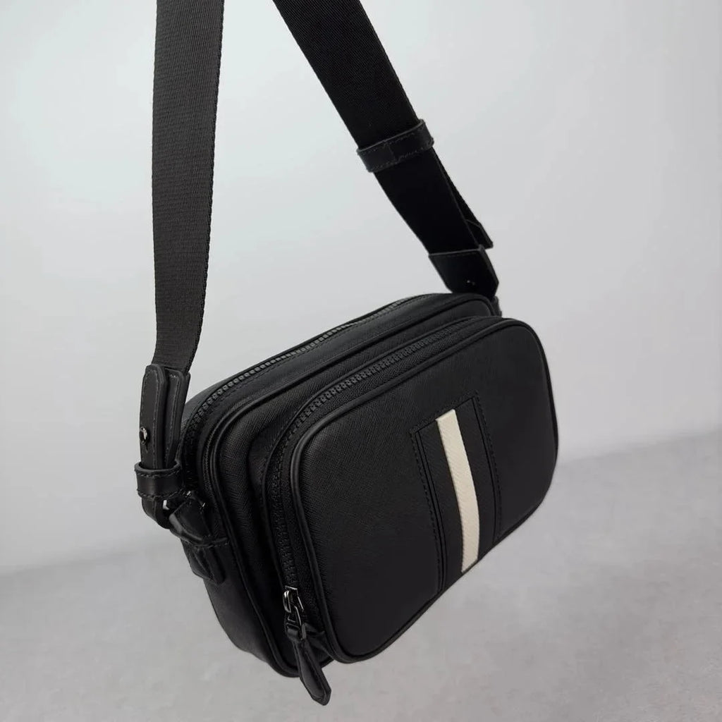 Bag Business Men's Bag Style Genuine Crossbody Bag Bag Commuter Quality Luxury Chest Shoulder Leather Casual High B Shoulder