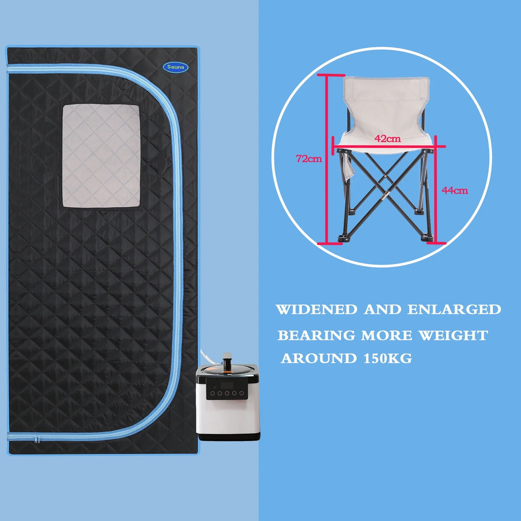 Spa black Box With Full Sauna Sauna Cheelom Home Steam Tent Sauna，Portable Body