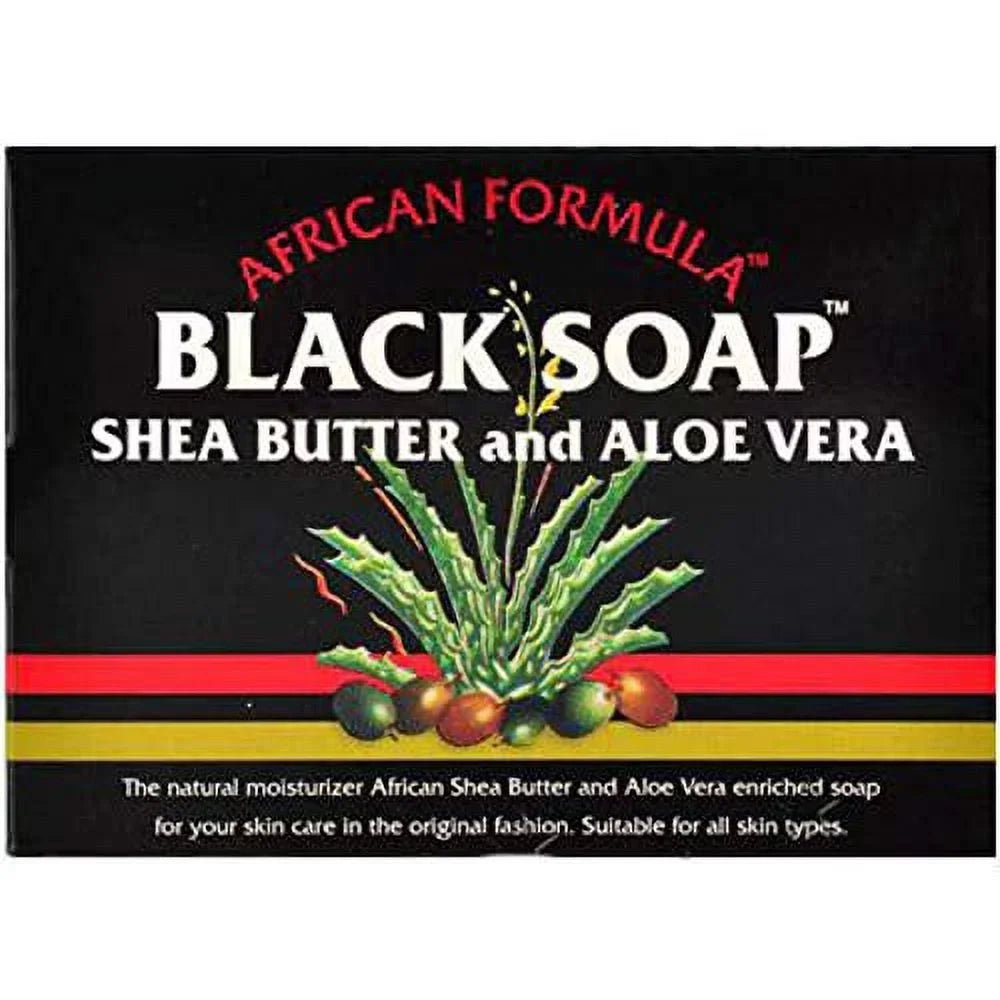 Vera, Black 12) Soap Shea (Pack oz African Butter Aloe Madina and of 3.5