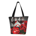 Rose Handbags Red Capacity Bag Shopping Bag,Shoulder Lukts Wine Tote Women'S Bag Hobos Large