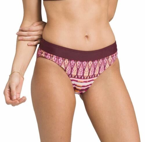 Bikini Black Mid prAna Rise Cherry Izabal Bottoms Hipster Ramba Small (S) Size