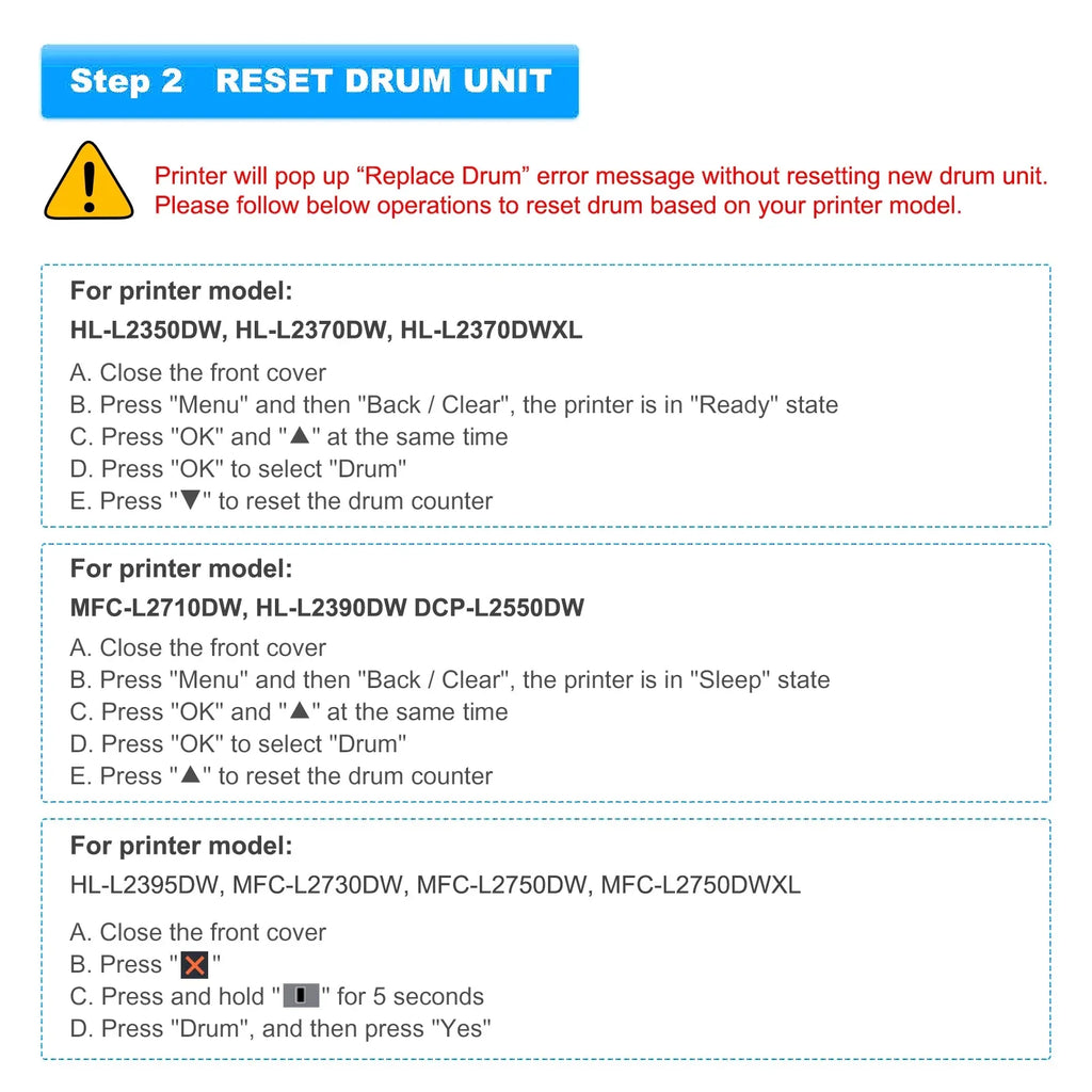 2x DCP-L2550DW Drum HL-L2350DW TN-760 Unit ) for DR730 MFC-L2710DW TN760 Set DR730 High Unit Compatible (3x Cartridge Yield Printer Toner, Drum Black MFC-L2690DW Toner and Brother
