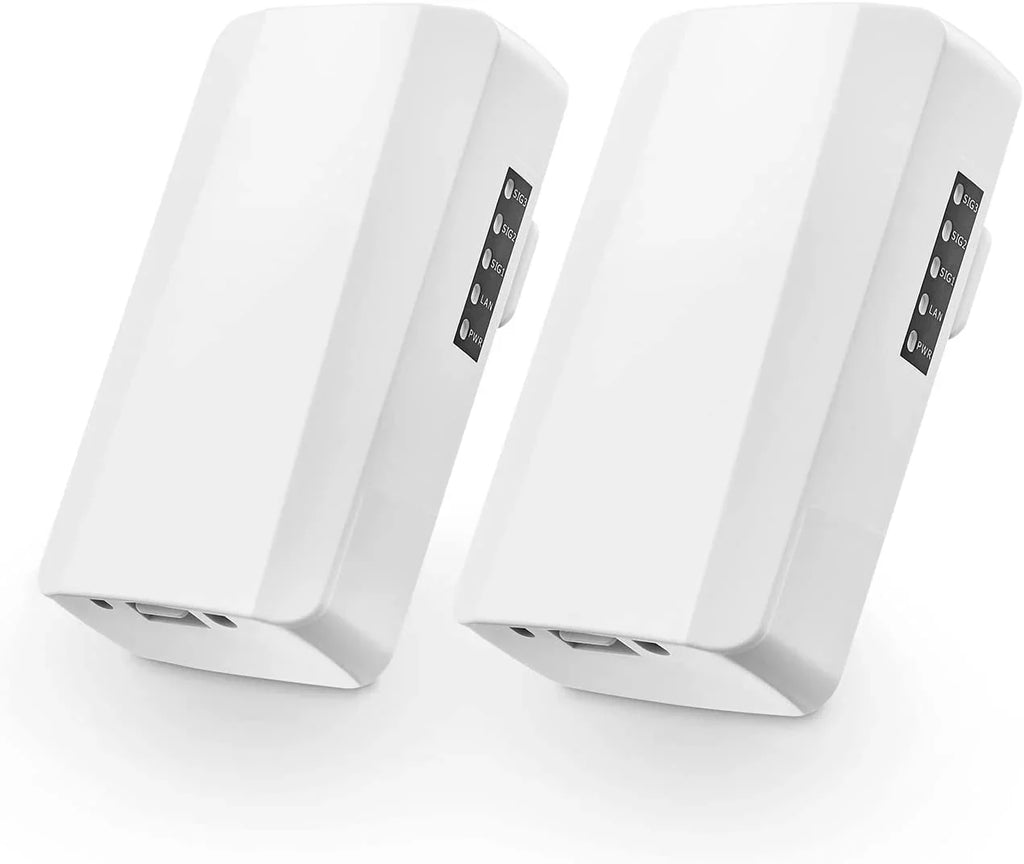 24V 500M-1KM Ethernet Outdoor Port, 2.4GHz 2X Bridge, Bridge, Point PoE Point 100Mbps to Distance,