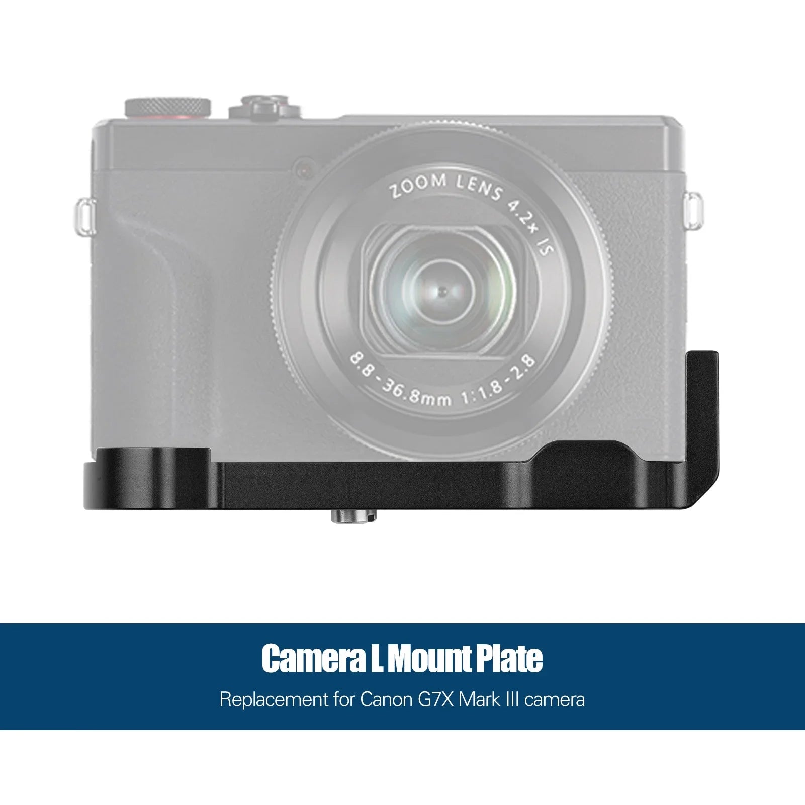 Replacement III Plate 1/4 Shoe 3/8 L Mount Accessories Wrenches with for Release Camera Camera Quick Threaded Holes Mark Suzicca Cold G7X Canon