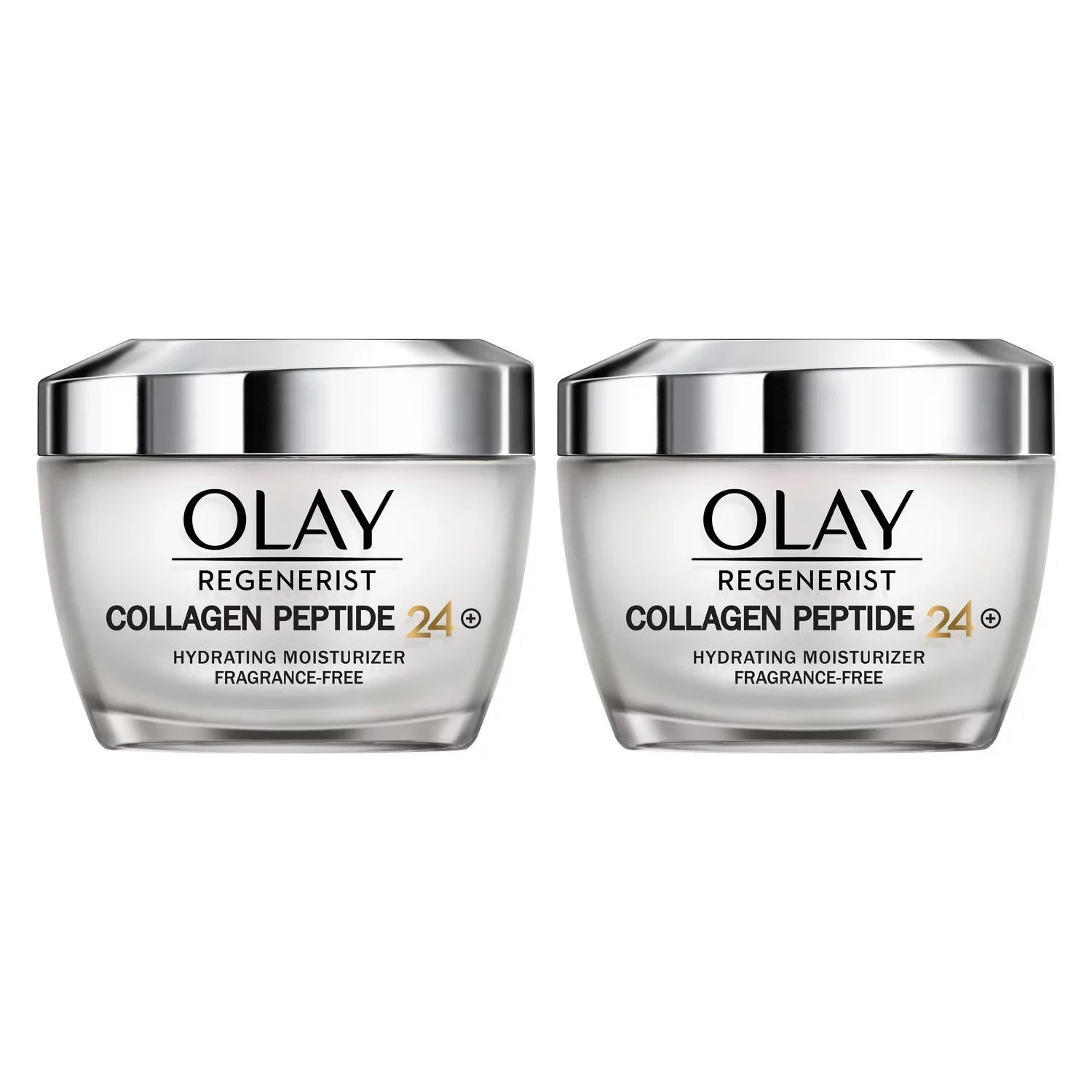 Moisturizer, 24+ 1.7 Hydrating Oz, Peptide 2-Pack Regenerist OLAY Collagen