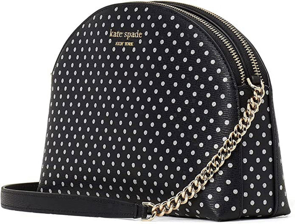 York Dots Crossbody Bag Kate Spencer Women's Metallic New Spade Double Zip