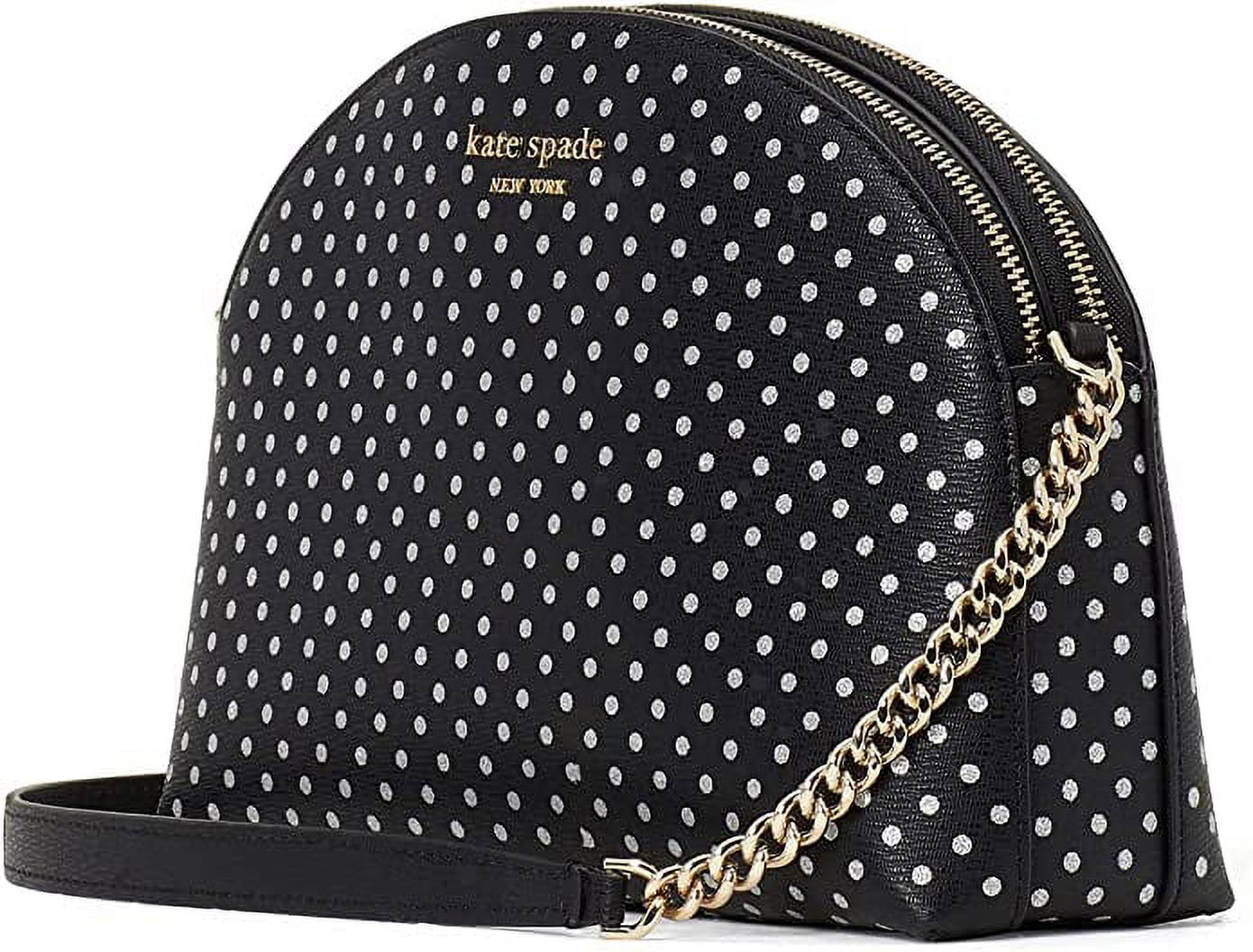 York Dots Crossbody Bag Kate Spencer Women's Metallic New Spade Double Zip