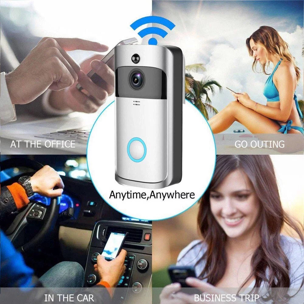 Detection Wireless Motion Visual Video Security Doorbell Intercom Vision Camera WiFi Camera Bell Night Smart Home Doorbell Door