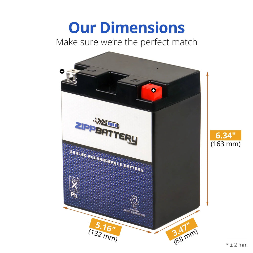 Battery Ytx14Ahl-Bs For 1980 Suzuki Gs1000 1000Cc Motorcycle Zipp Battery