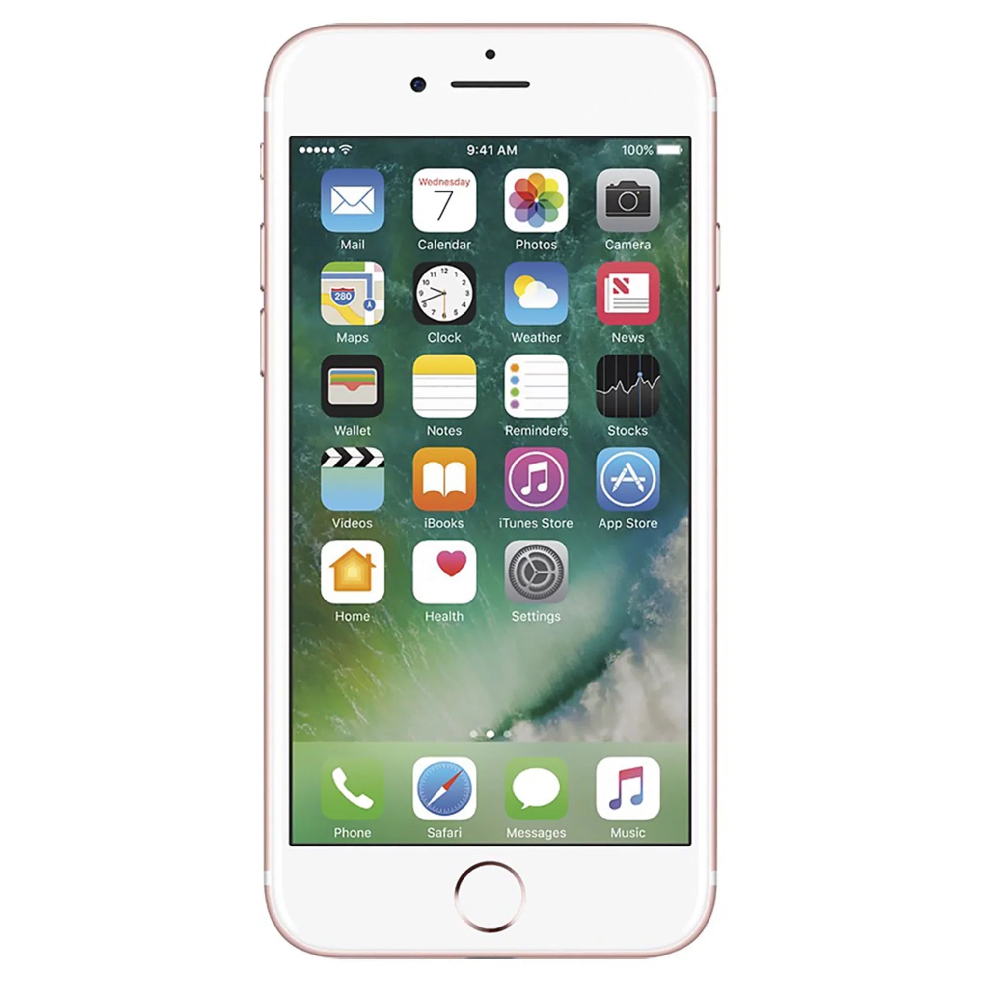 iPhone LTE Restored Gold Camera GSM 12MP Unlocked Smartphone Quad-Core - Apple 32GB (Refurbished) 7 with 4G Rose