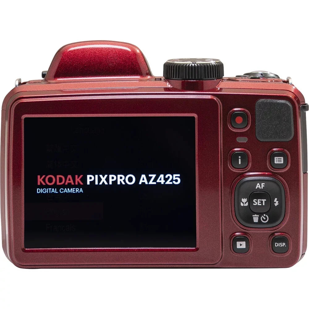 Digital Camera Warranty +1 + + AZ425 LED Yr PIXPRO Kodak Extra (Red) Battery