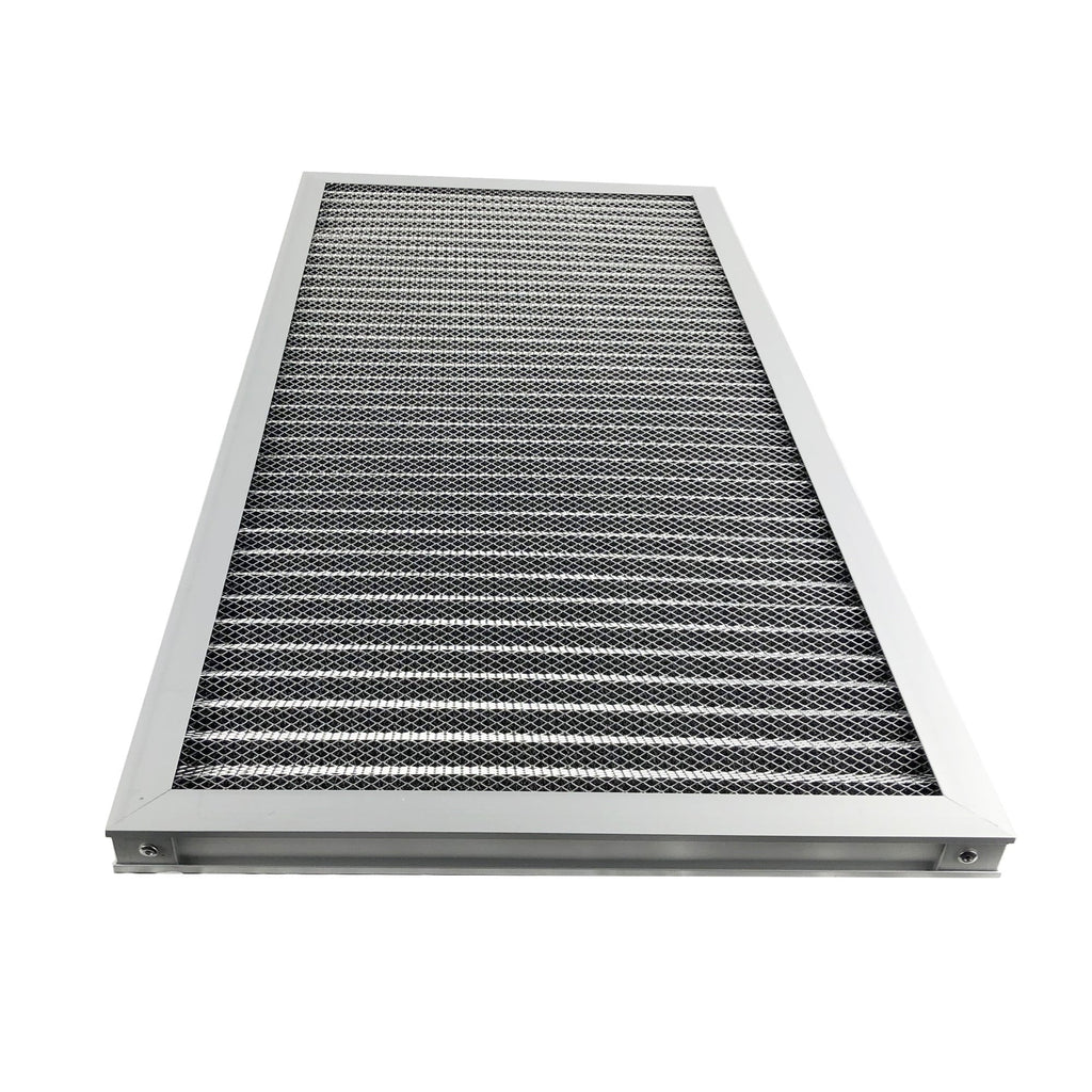 Aluminum x 24" x 1"), Air Air Electrostatic Filter AC Filter Furnace (12" Washable Central