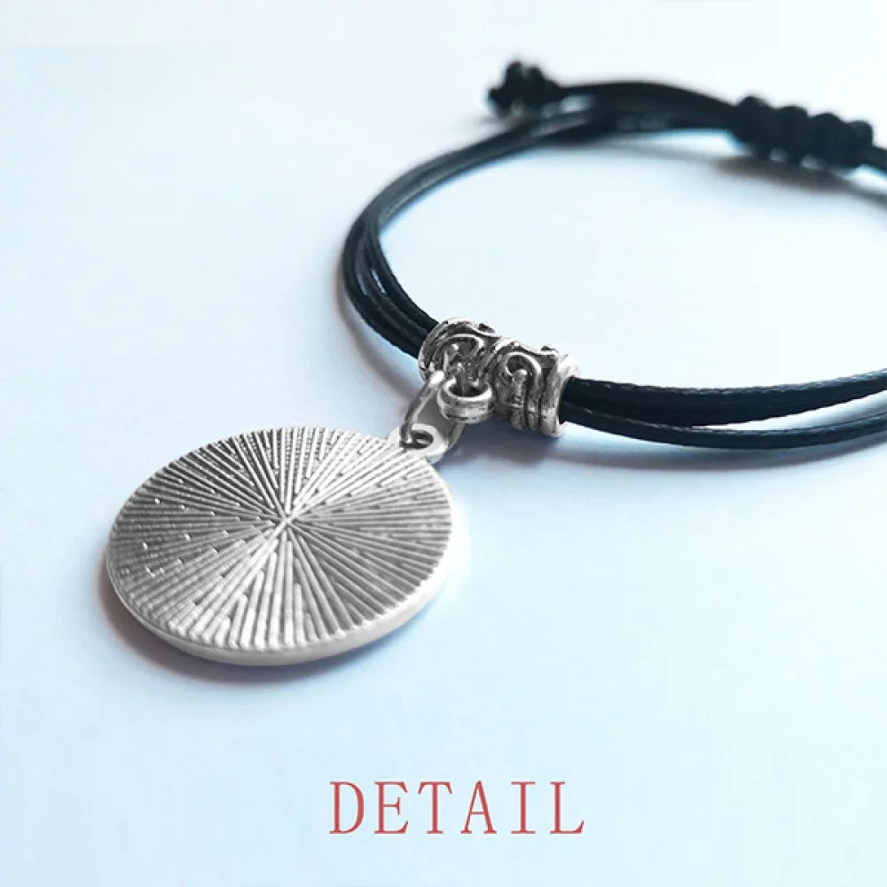 Black Live Jewelry Poetry Famous It Quote It Bracelet Rope Seize Wristband Leather