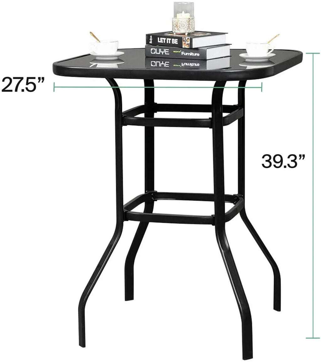 Layla Table Bar Light Glass Weight Bistro