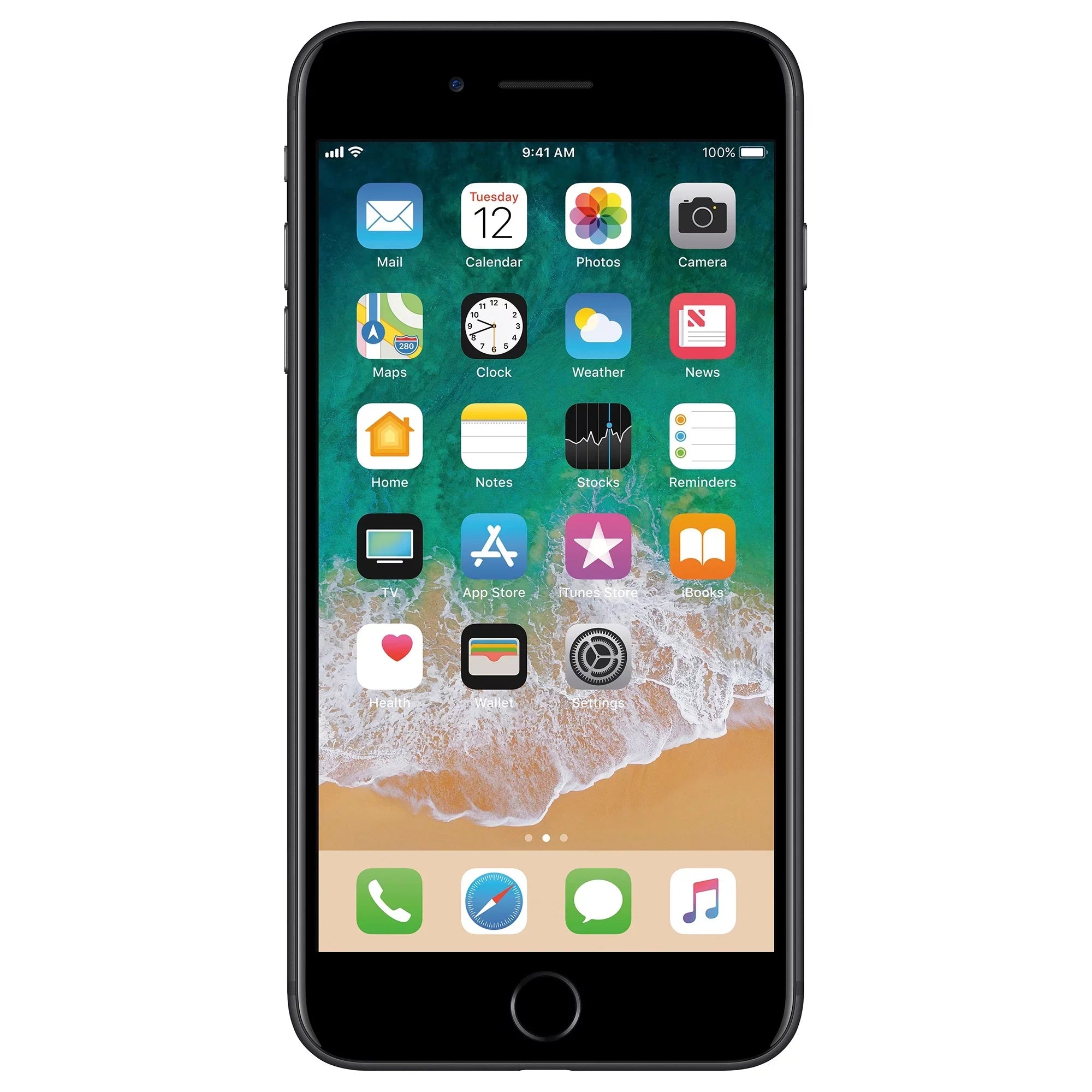 GSM CDMA 32 - Unlocked Fully GB, iPhone Apple 7 compatible Restored Black (Refurbished) - Plus, and