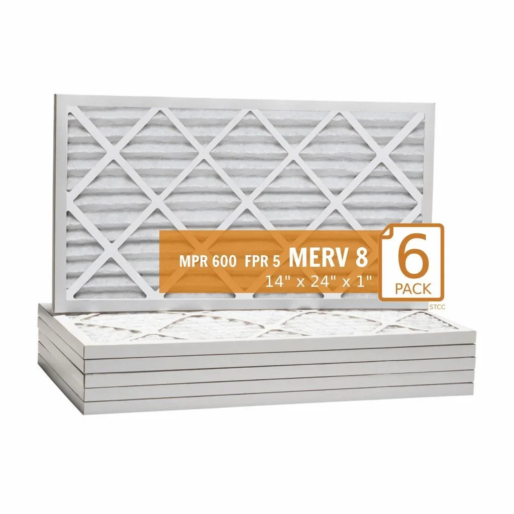 Filter Key - Air Purolator Pack) (6 MERV Pleat 8 14x24x1