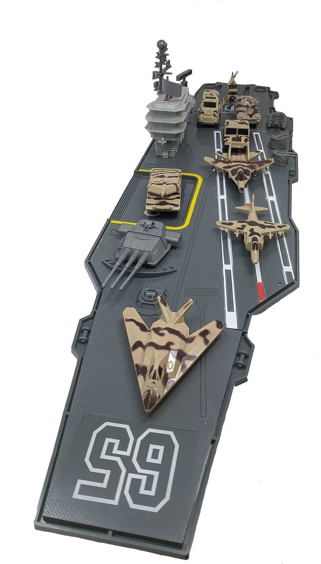 and Military with Carrier Aircraft Sound 31 Inch Effects Vehicles Toy 6 Drones