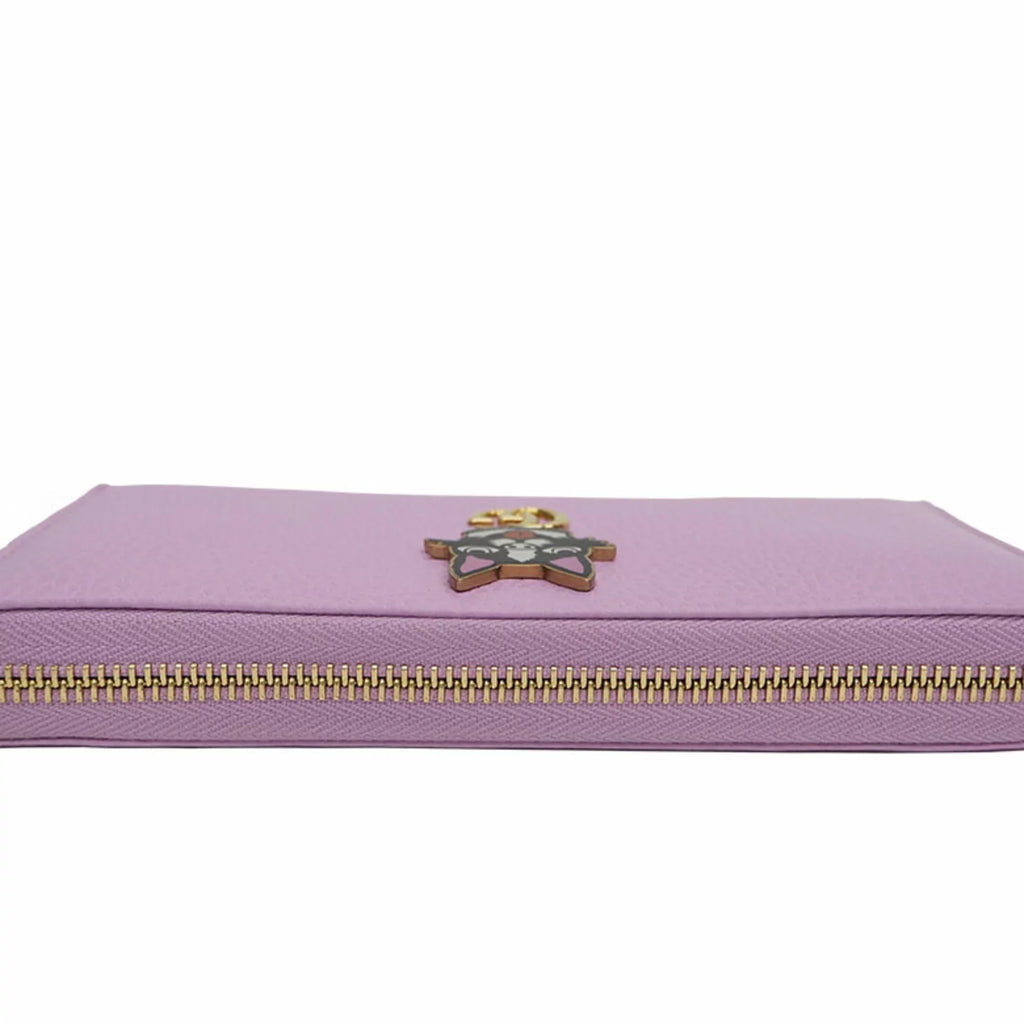GUCCI Gucci Light 499337 Marmont Wallet Boston Dog (Like Zip Bosco GG Terrier Pre-Owned Round Purse Around New) Pink
