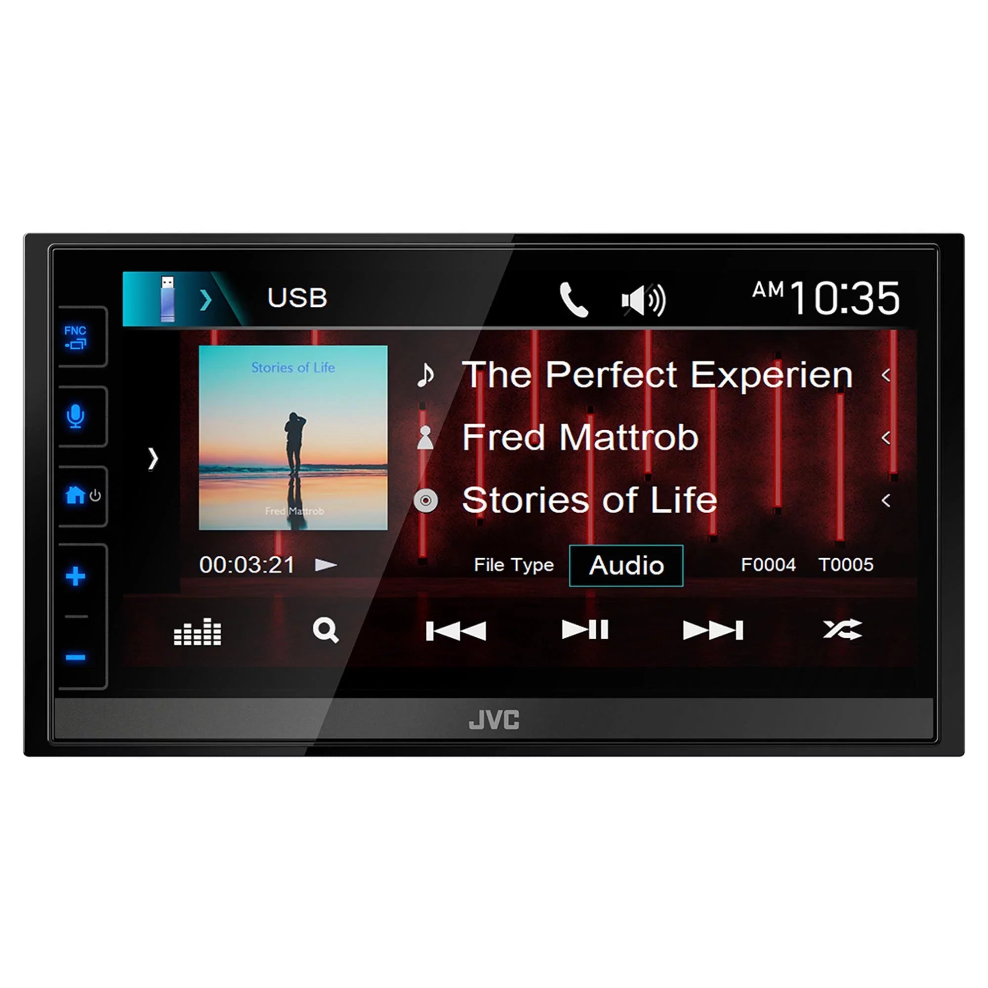 Apple 6.8" Auto / Steering KW-M780BT Android JVC with Digital Receiver, Compatible Interface Media Wheel With CarPlay