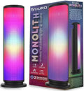 Party Tower Speaker with Portable Color Changing Lights, Outdoor Pulsating Speaker