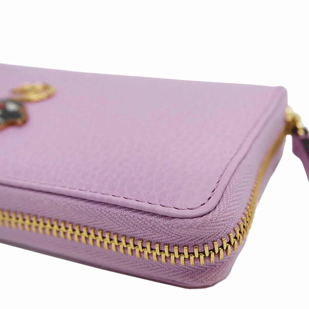 GUCCI Gucci Light 499337 Marmont Wallet Boston Dog (Like Zip Bosco GG Terrier Pre-Owned Round Purse Around New) Pink