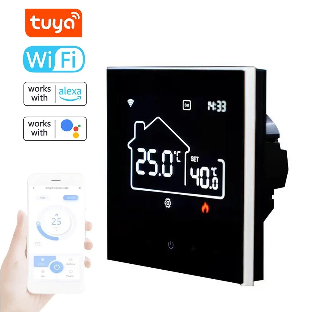 Display Floor Indoor for WiFi Docooler Air Central Conditioning Mobile App Heating Digital Control Thermostat