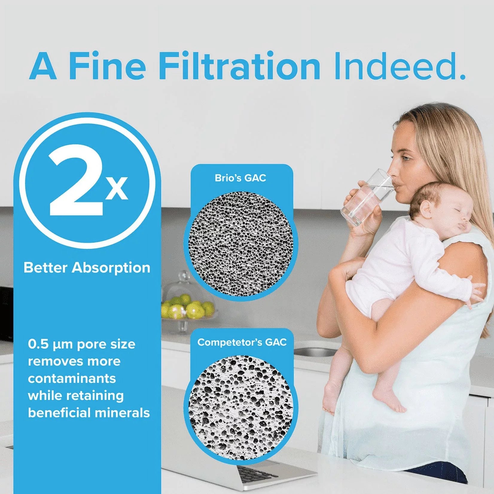 Compatible LT1000PCS, Brio Filter Pack Water With Replacement LGLT1000P, Refrigerator LT-1000PC 3 LT1000PC,