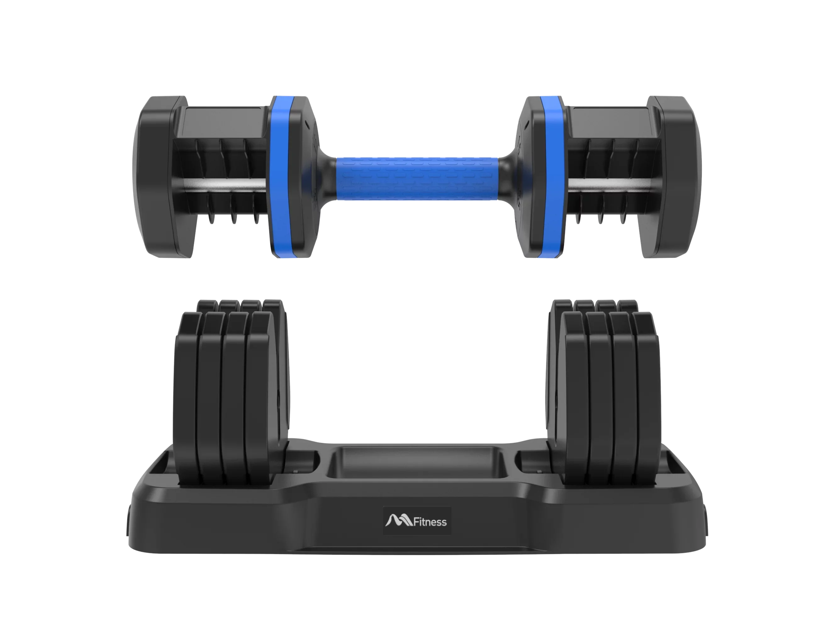 Suitable 55lb Handle, x2 Dumbbell Full by of with Adrinfly Tray, Dumbbell Adjust with - Adjustable Set Fast Anti-Slip Fitness Turning Weight for Exercise Workout Handle Dumbbell Body 2