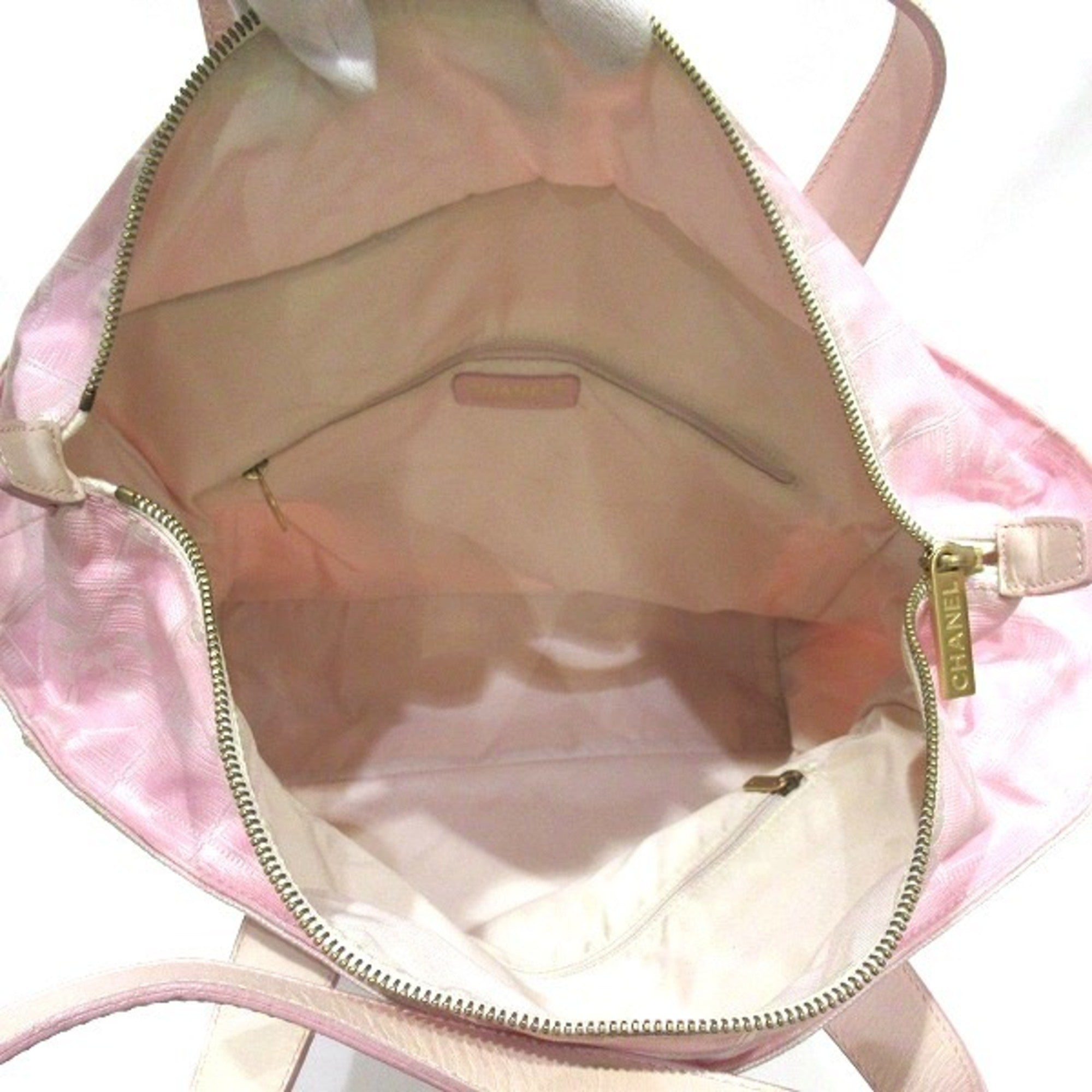 Tote A15825 (Good) Pink Bag New CHANEL Travel Pre-Owned Women's GM