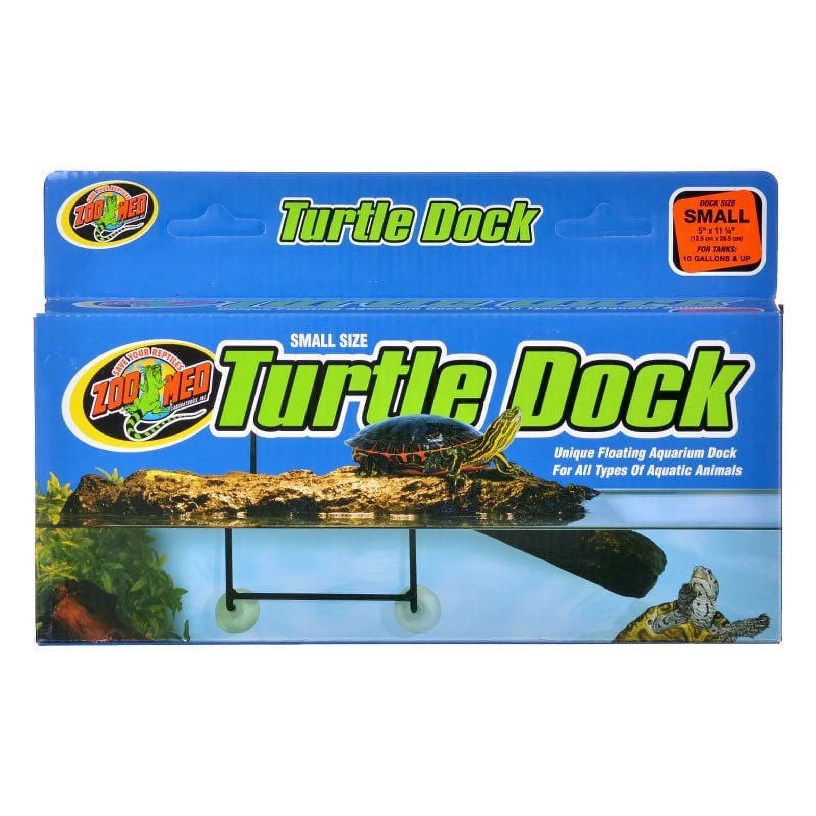 Dock x Wide) Long Small 10 - Gallon Floating Zoo Med 5" Turtle (11.25" Tanks