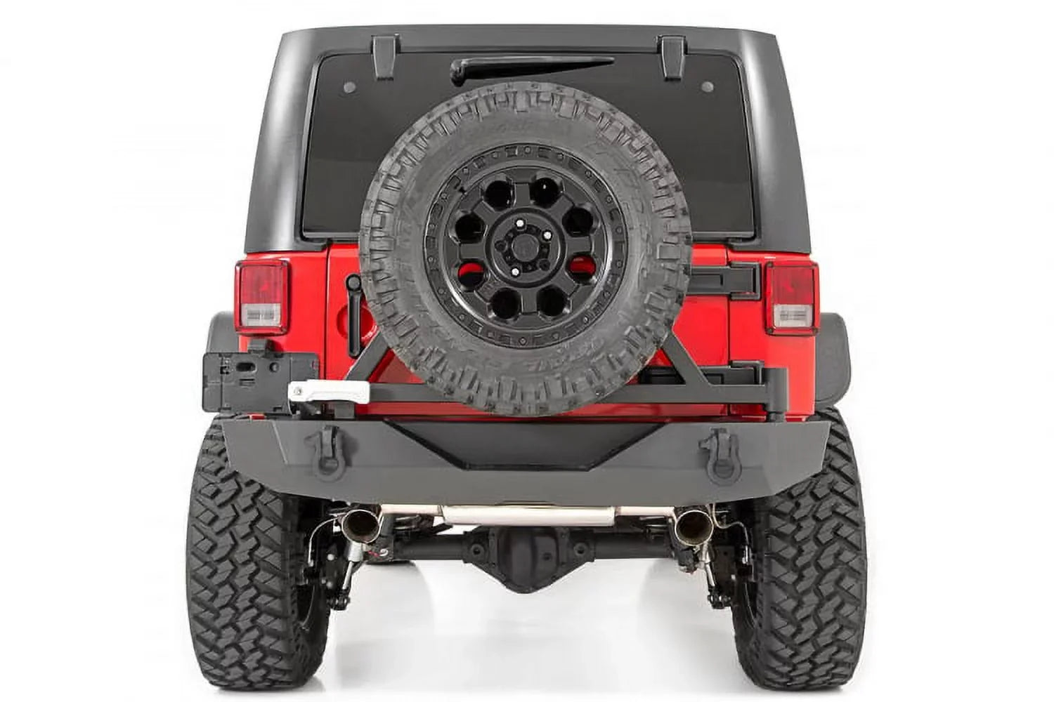 Country Bumper 2007-2018 Wrangler Rough Rear w/Tire - Carrier JK 10594A for Jeep