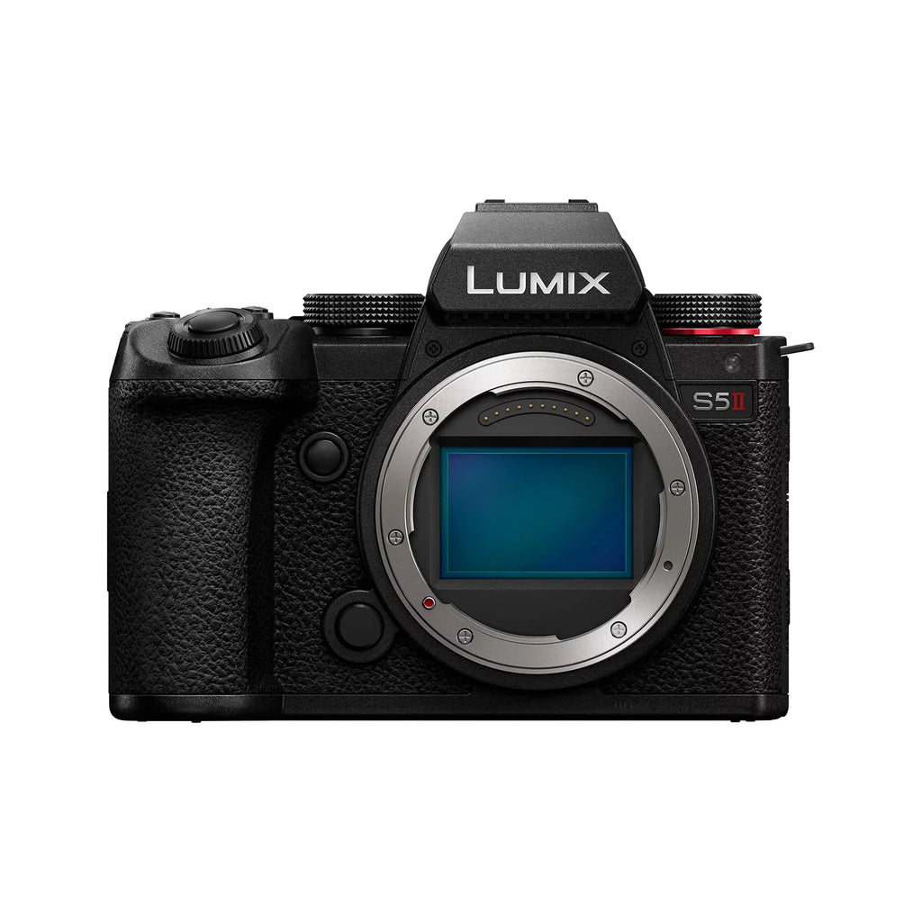 Active Full Hybrid 10-bit Unlimited S5II Mirrorless 24.2MP Panasonic Camera, with Phase 4:2:2 New LUMIX Recording Technology, I.S. - Frame AF, DC-S5M2BODY
