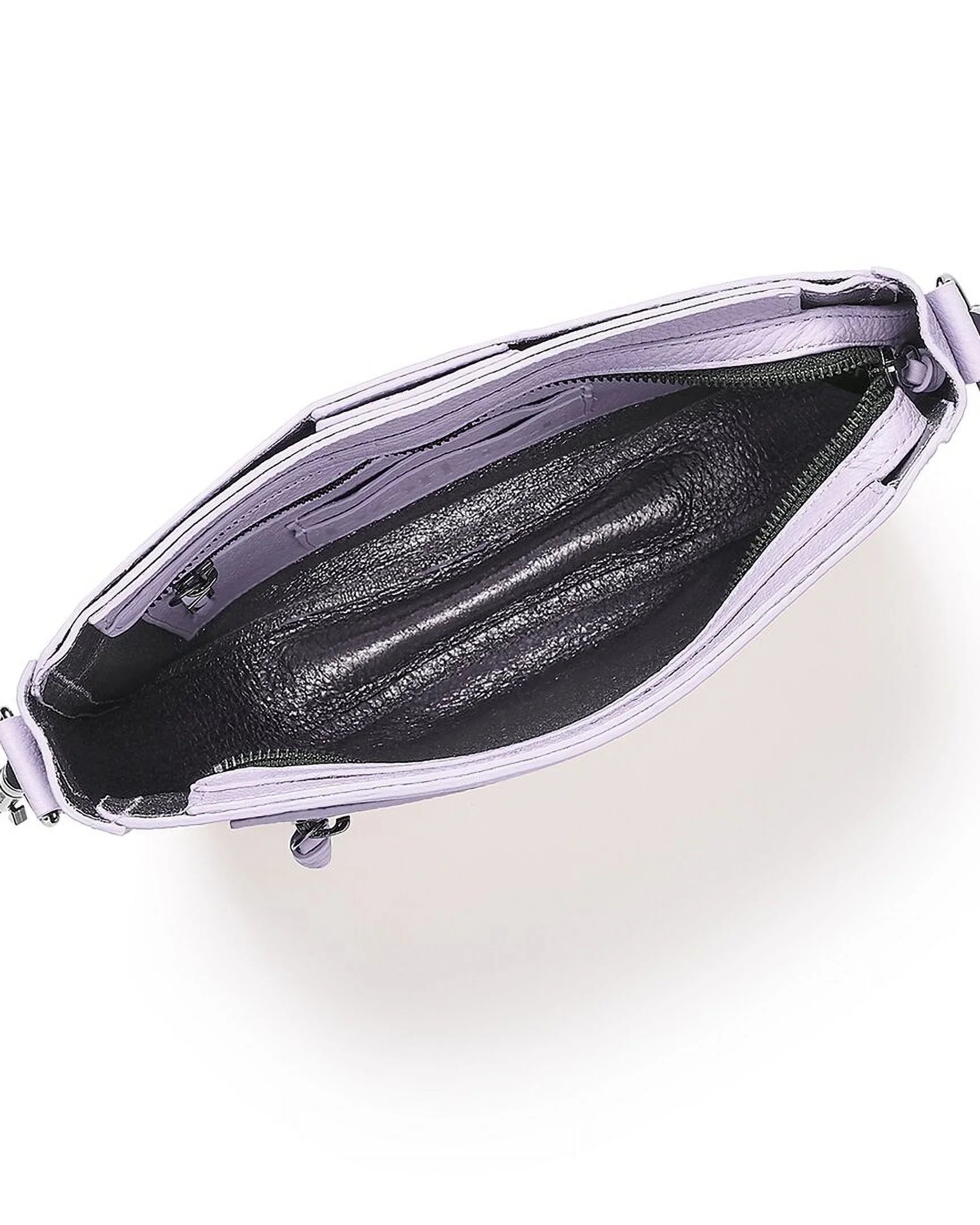 Beatrice Saddle Bag, Leather Purple Botkier