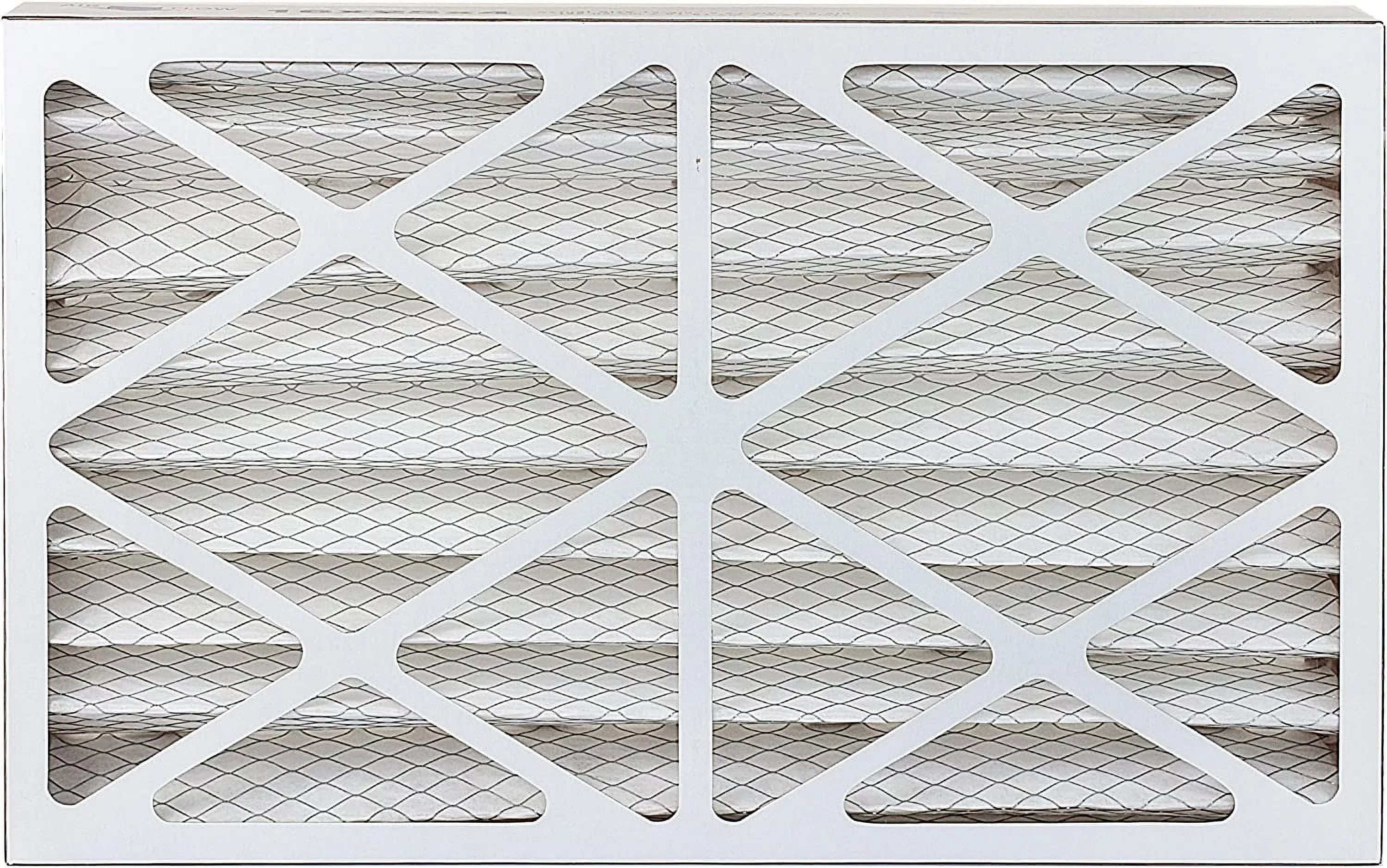 Pleated Filterbuy Air (3-Pack) 10x25x4 Furnace HVAC Filters 8 MERV AC