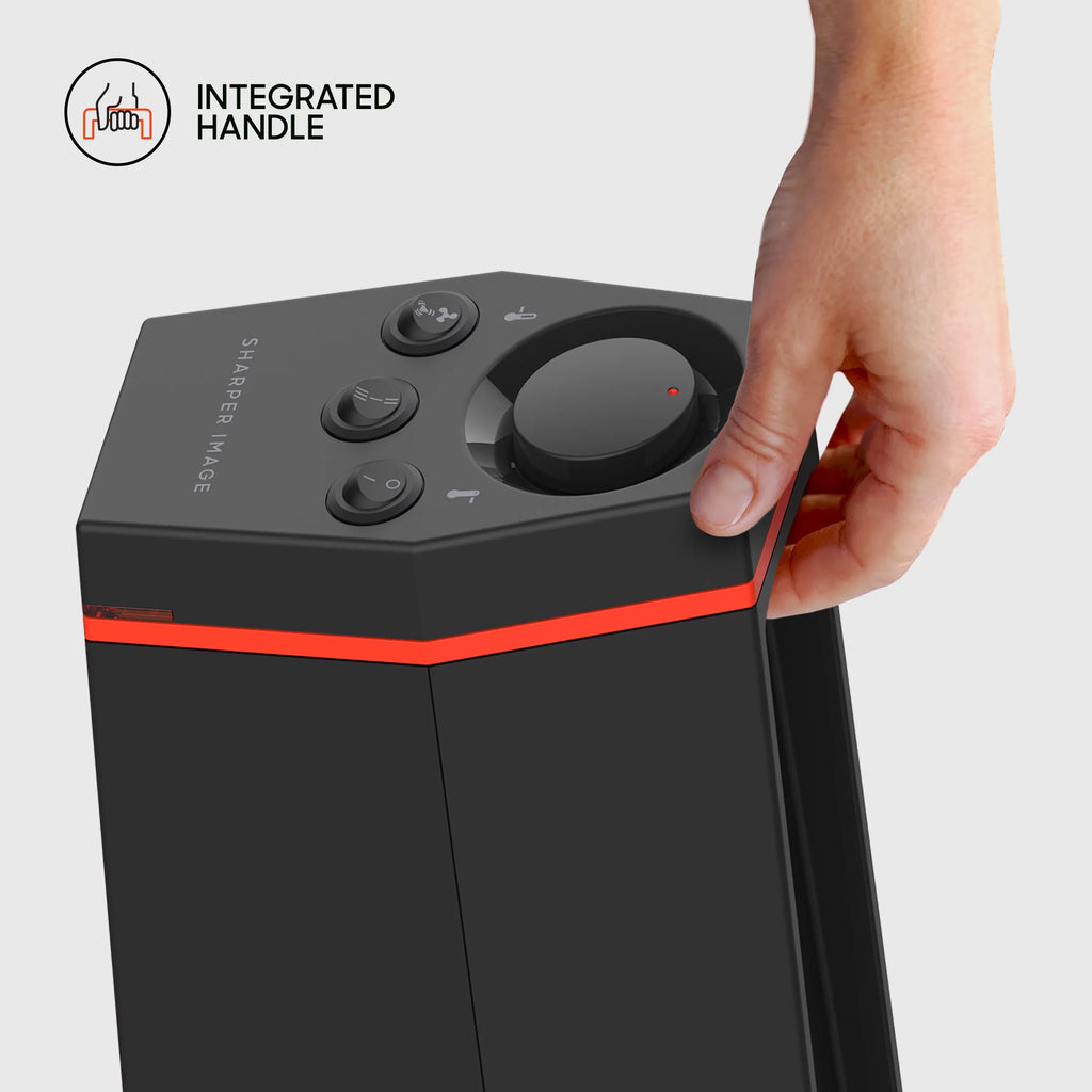 Settings, 3 Sharper New Heat Image 20H Rise Tower Black, Indoor Heater,