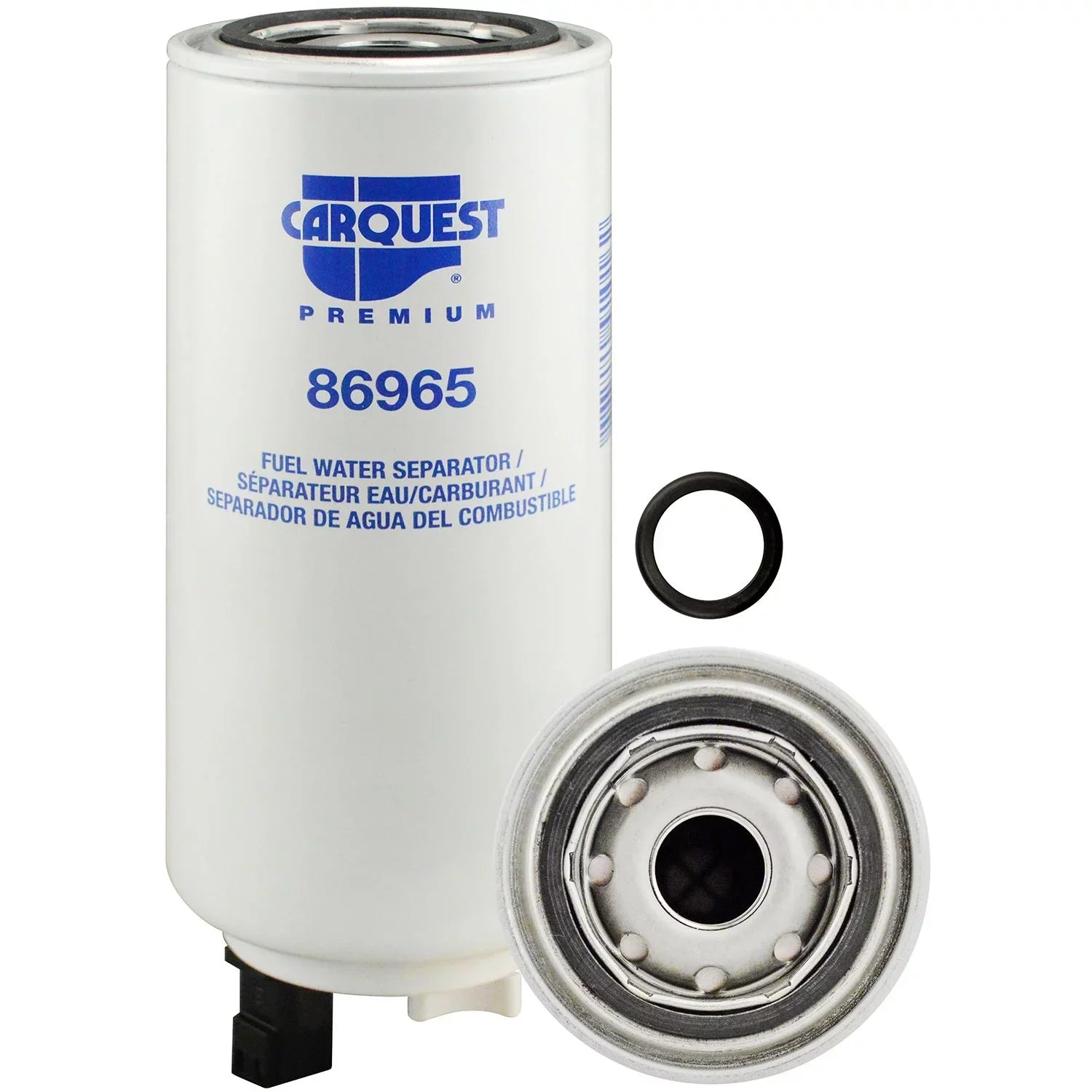 Sensor Port, Drain Sensor Spin-on Separator Reusable and Carquest Premium Fuel/Water with